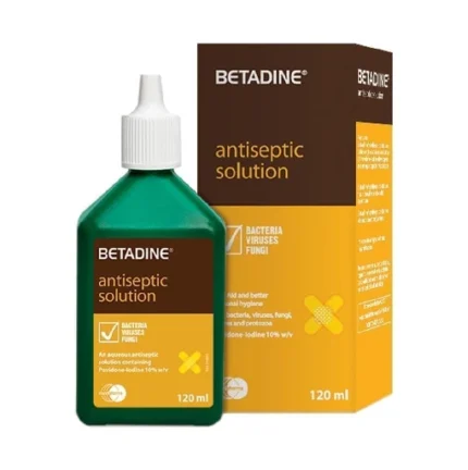 BETADINE ANTISEPTIC SOLUTION 120mL