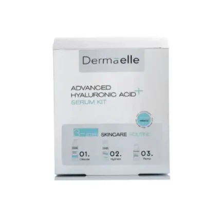 DERMA E ADVANCED HYALURONIC ACID + SERUM KIT