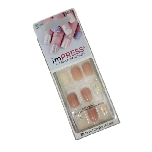 KISS IMPRESS DELICATE 30 NAILS BIP A270CE 6141