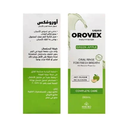 OROVEX MOUTHWASH green apple 250ml