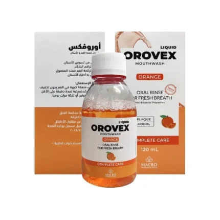 OROVEX liquid MOUTHWASH ORANGE 120mL