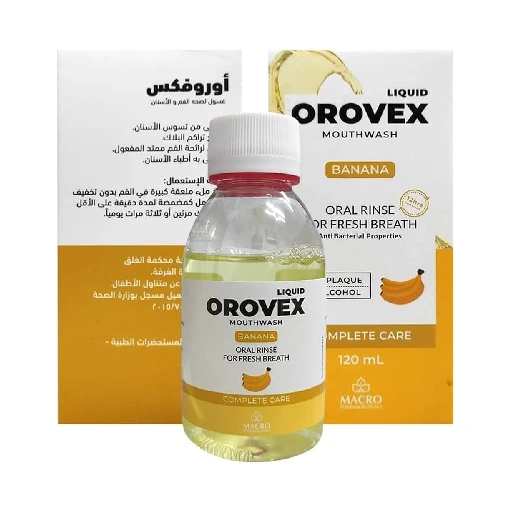 OROVEX liquid MOUTHWASH banana 120ml