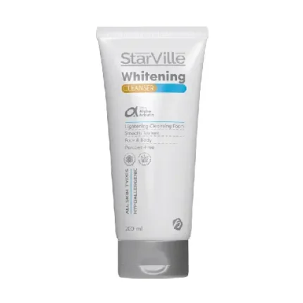 starville WHITENING cleanser 200ml get one50%disc