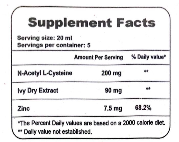 liqistein syrup 100m