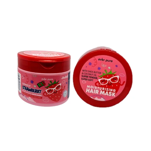 EVER PURE MOIST HAIR MASK LOVELY STRAWBERRY 340ml