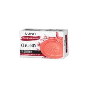 LUNA SOAP GLYCERIN TWIST BERRIES TRANSPARENT100gm