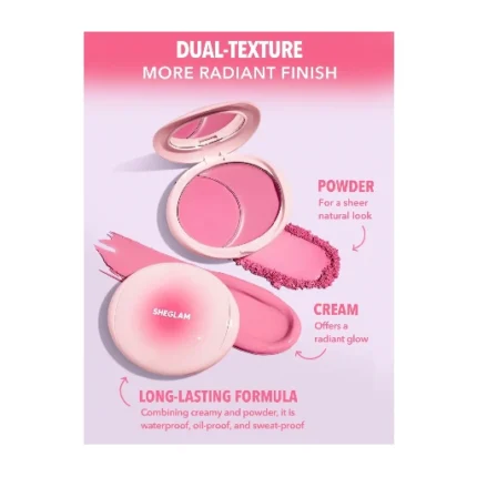 Sheglam Cheek 2 Cheek Blush Duo-PEACH JUICE 8.3G