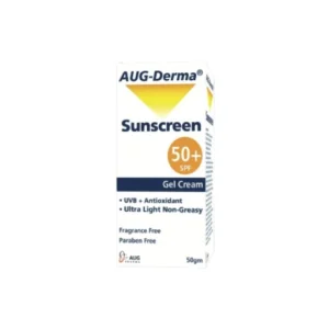 AUG DERMA SUNCREAM 50+SPF GEL CREAM 50 GM
