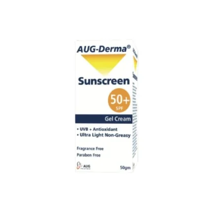 AUG DERMA SUNCREAM 50+SPF GEL CREAM 50 GM