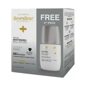 بيزلين مزيل عرق رول لتفتيح البشرة 50 ملليلتر - لمسة غير مرئية 1 + مجانًا
