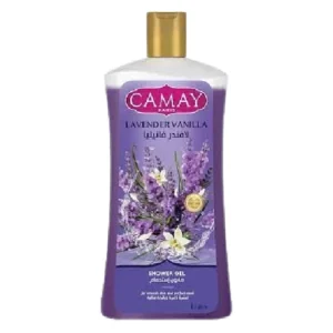 CAMAY SHOWER GEL lavender vanilla 1 LITER