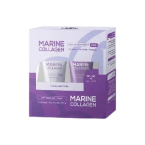 كريم نهاري مضاد للشيخوخة من انفينيتي مارين، كولاجين + كريم ليلي مضاد للشيخوخة - 50 مل × 2