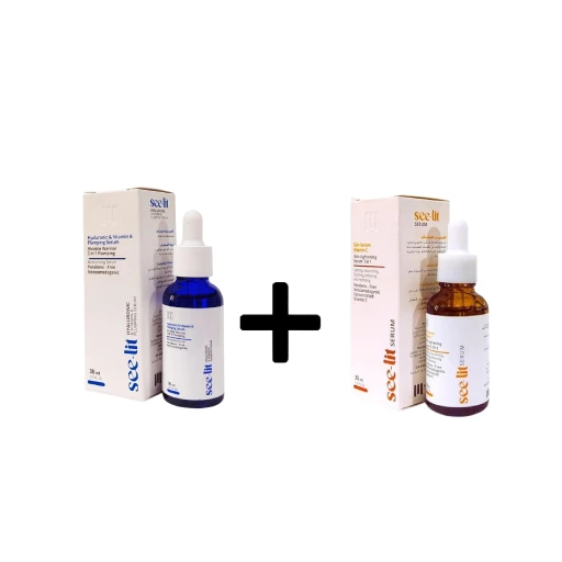 SEE-LIT-SKIN (V.C SERUM30ML+HYALURONIC SERUM30M)