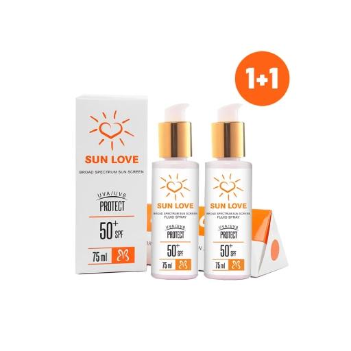 SUN LOVE FLUID SPRAY +50 SPF 75 ML 1+1 offer