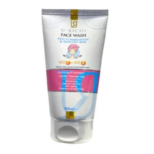 u-richi face wash oily&combination &sensiti 150 ml