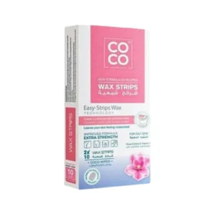 CO CO WAX STRIPS  FOR OIL SKIN 10 STRIPS