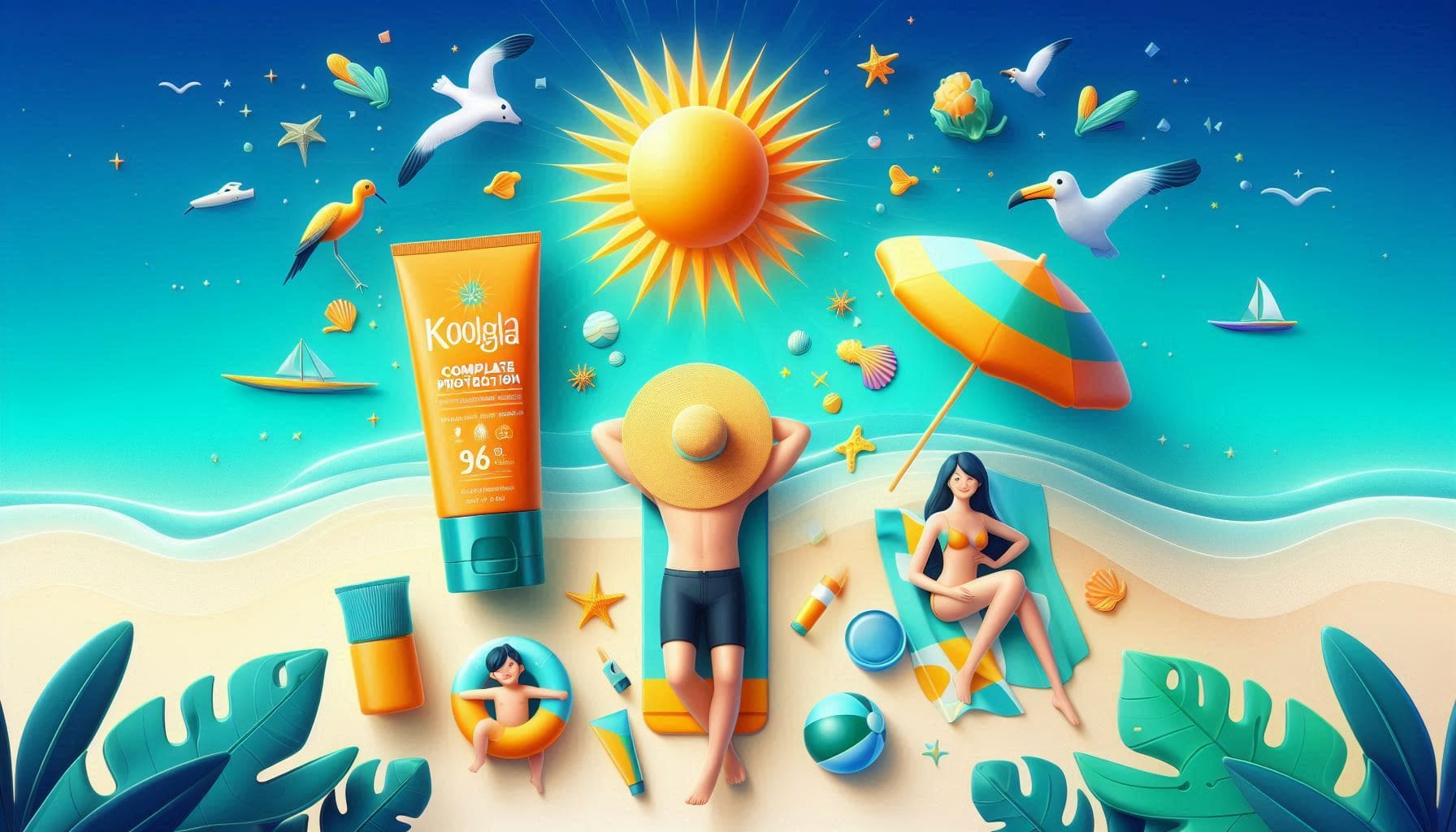 Complete Sun Protection with Kolagra for Adults & Kids