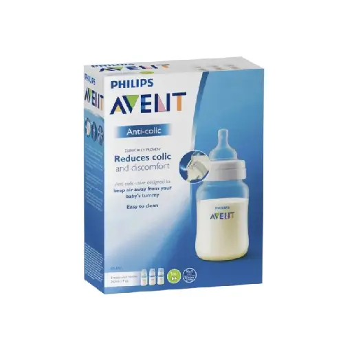 AVENT anti-colic feeding bottle2×260m +1m 813/62