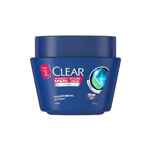 Clear Cream styling cream wth menthol  men 210ml