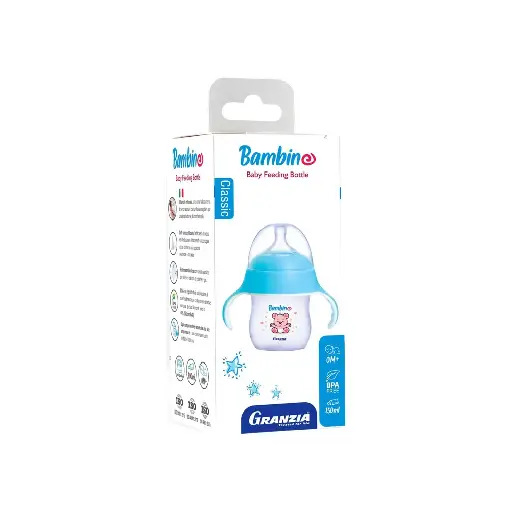 GRANZIA BAMBINO BOTTLE CLASSIC BLUE 150 ML