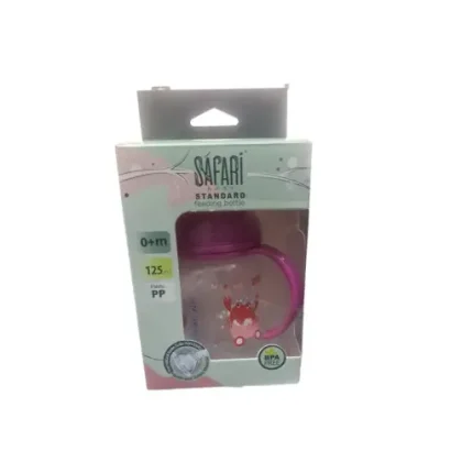 SAFARI standard feeding bottle 0+m125 ml 411