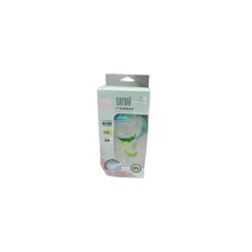 SAFARI standard feeding bottle 6+M 250 ML 412 SAFARI standard feeding bottle 6+M 250 ML 412