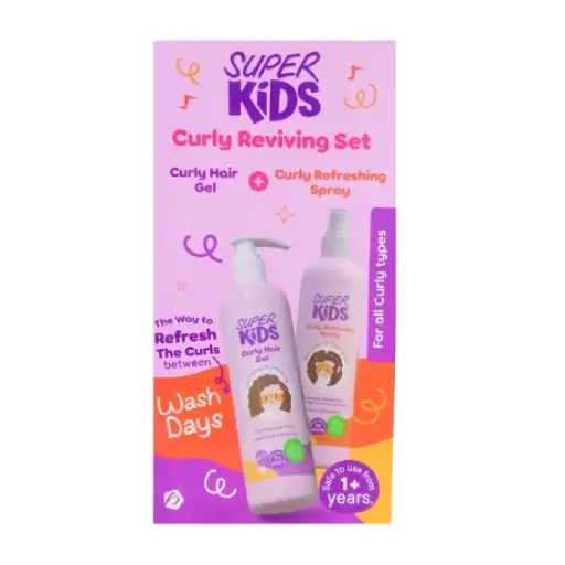 SUPER KIDS CURLY GEL + REFRESHING SPRAY 250 M OFF