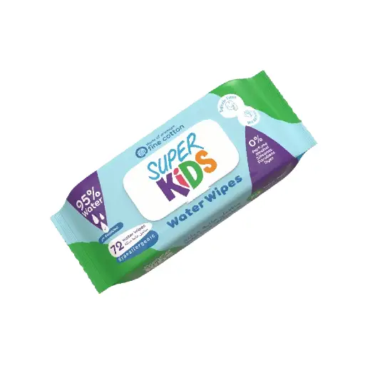 SUPER KIDS WATER WIPES 72 W