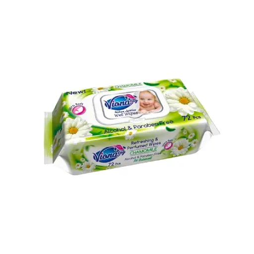 VIONA WET WIPES 72 PCS