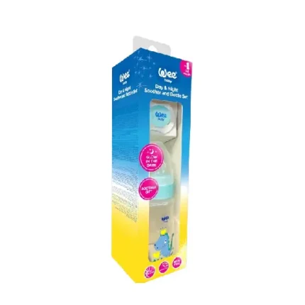 Wee DAY & NIGHT SOOTHER AND BOTTLE SET
