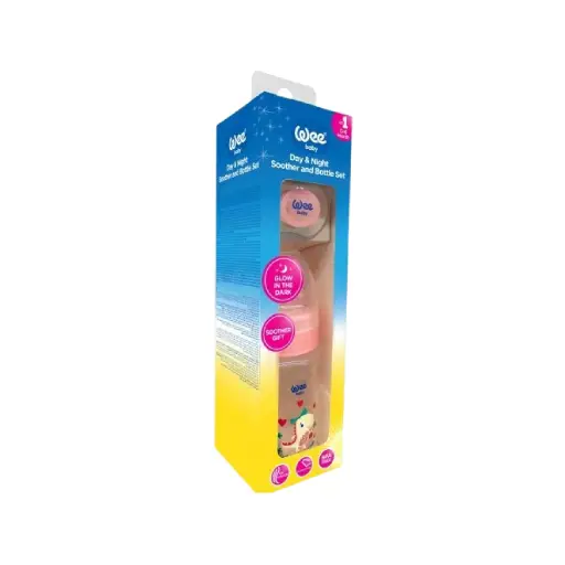 Wee DAY & NIGHT SOOTHER AND BOTTLE SET