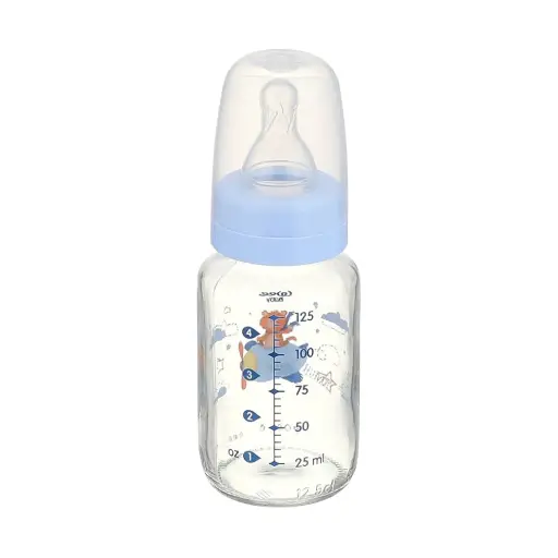 Wee glass feeding bottle 125ml 877