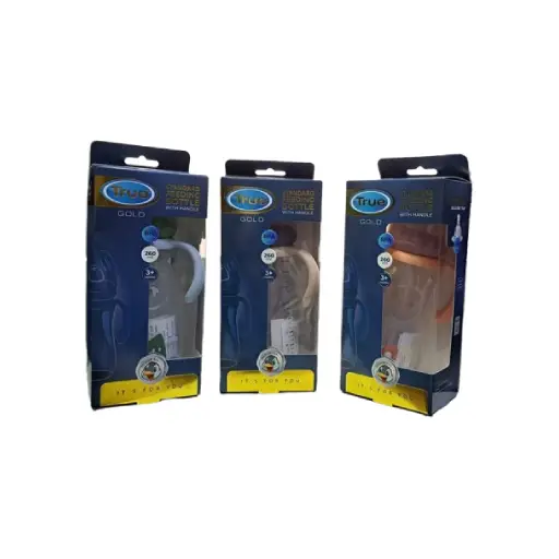 true gold standard feeding bottle 260ML WITH HANLE