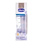 A high-quality feeding bottle by Chicco, with a capacity of 250 ml, specially designed for babies aged 2 months and above.