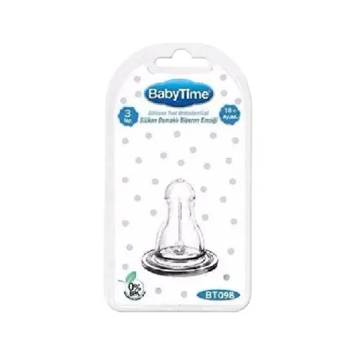 Baby time BT 098 SPILLE SILICON NIPPLE NO 3