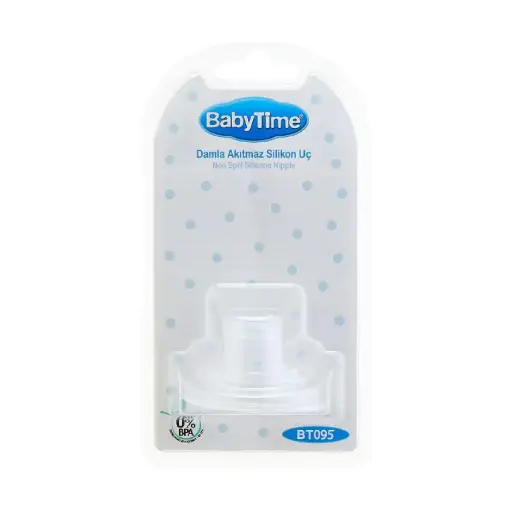 Baby time NON SPILLE SILICON NIPPLE BT095