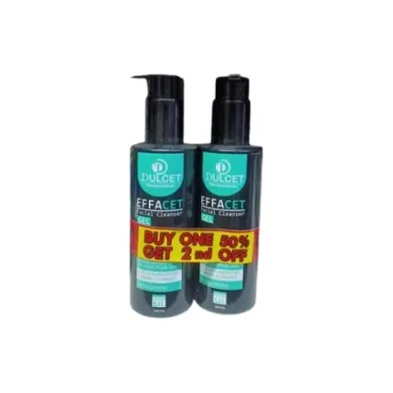 DULCET EFFACET FACIAL CLEANSER GEL 200 ML 1+1 OFF
