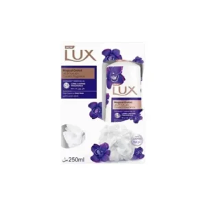 LUX Body Wash MAGICAL ORCHID 500 ML + LOOFAH