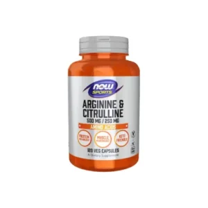 NOW ARGININE 500MG CITRULLINE 250 MG 120 CAP