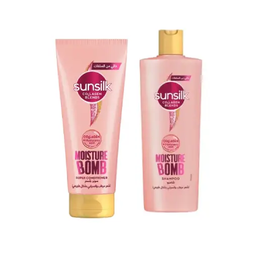 SUNSILK COLLAGEN BLENDS SHAMPOO+SUPER COND 25%