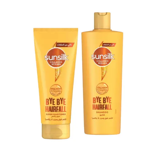 SUNSILK COLLAGEN BLENDS SHAMPOO+SUPER COND 25%