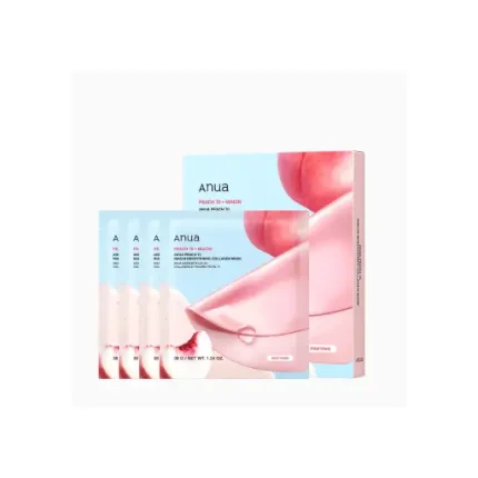 ANUA PEACH 70 NIACIN BRIGHTEN COLLAGEN MASK 38-4EA