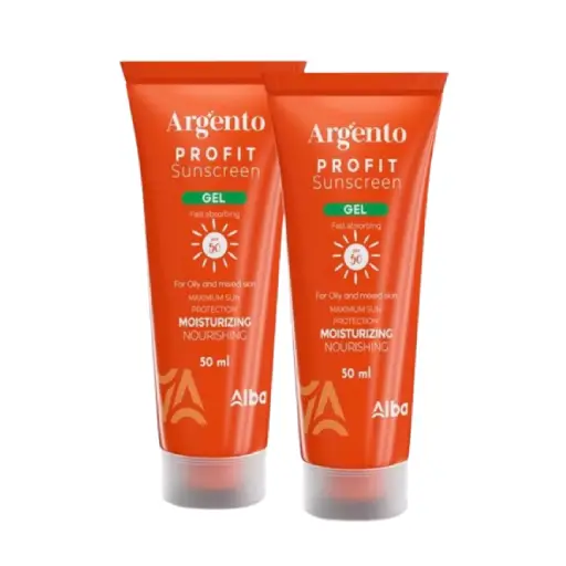 ARGENTO PROFIT SUNSCREEN GEL 50ML 1+1 OFFER ARGENTO PROFIT SUNSCREEN GEL 50ML 1+1 OFFER