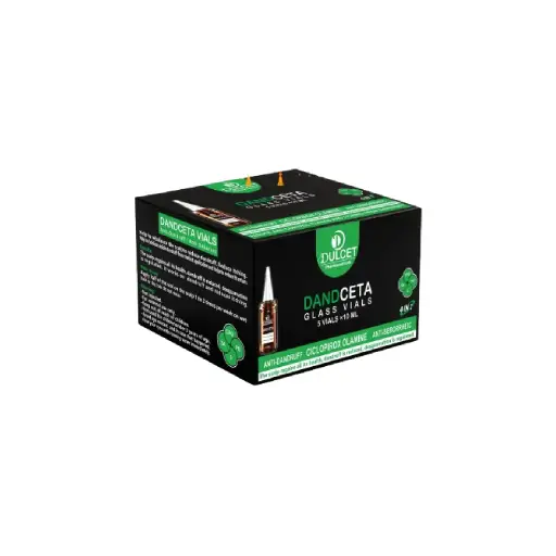 DULCET DANDCETA GLASS 5 VIAL 10 ML DULCET DANDCETA GLASS 5 VIAL 10 ML