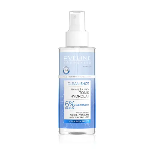 EVELINE CLEAN SHOT HYDRATING FACE TONER 150 ML