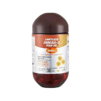 LIMITLESS OMEGA-3 FISH OIL 2000MG 60 CAPSULES