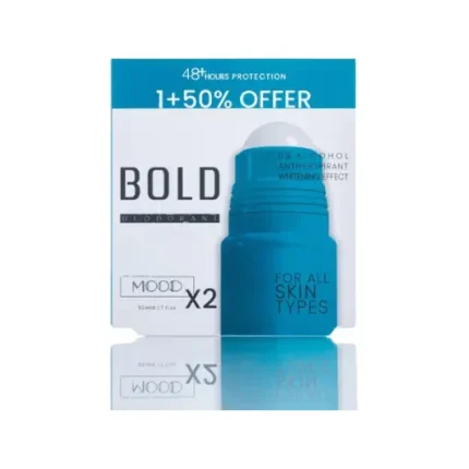 MOOD BOLD WHITENG ROLL ON OFFER 1+50% 50M