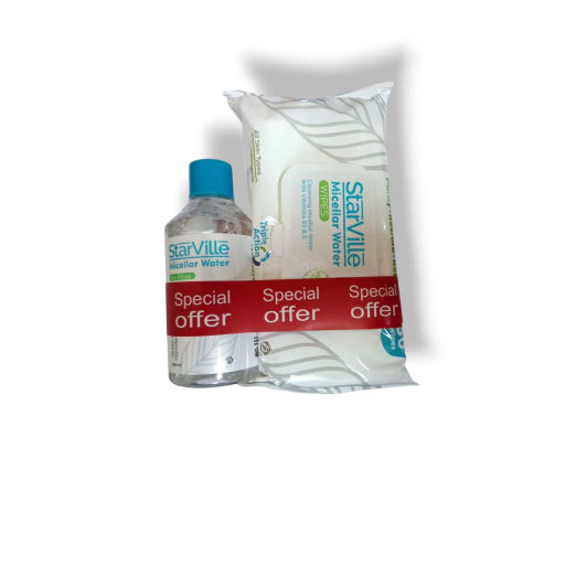 STAR VILLE 50 WIPES+ MICELLAR WATER 200 ML