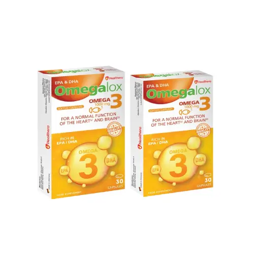 OMEGA lOX -3 FOOD 30 CAPSULES OFFER 1+1