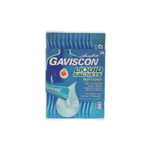 GAVISCON LIQUID MINT FLAVOUR 24SACHETS *XXXX